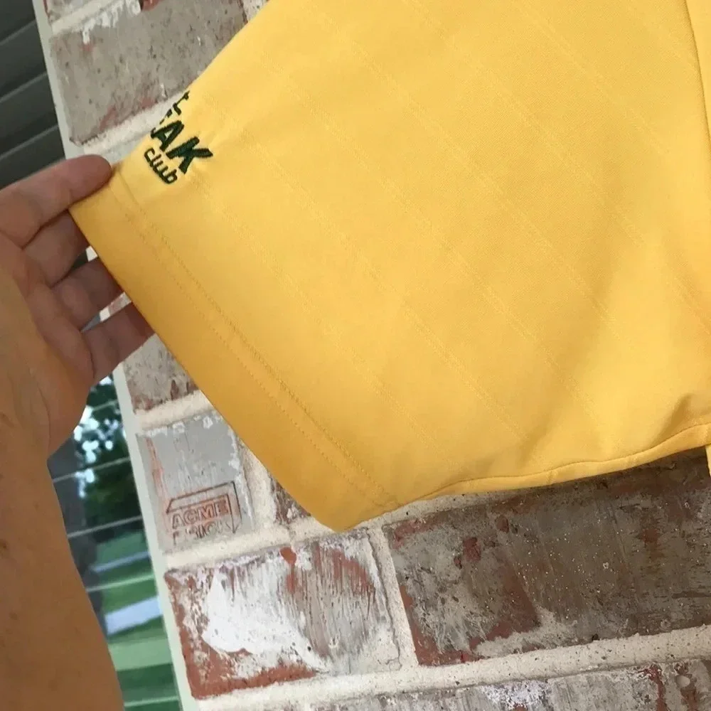 Baylor Adidas Yellow Polo Shirt